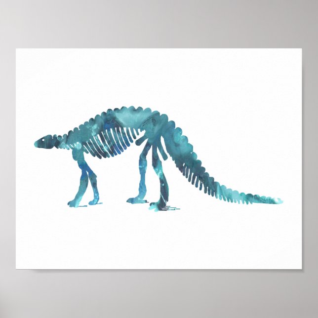 scelidosaurus skeleton poster (Front)