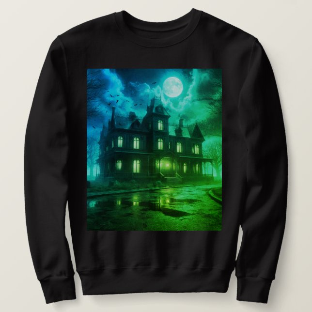Scene 3: The Old Abandoned Mansion Sweatshirt (Design Front)