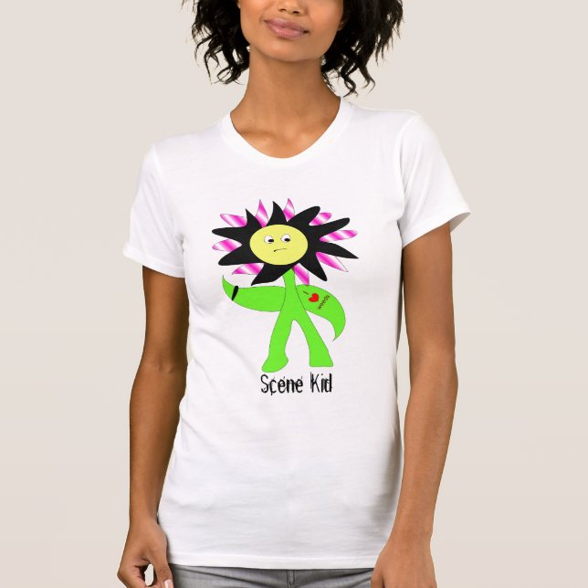 Scene Flower T-Shirt (Front)