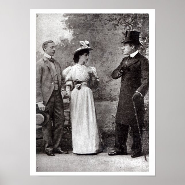 Scene from a performance of The Importance of Bein Poster (Front)