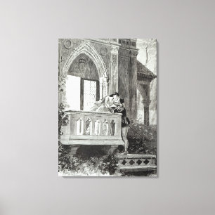 Scene from Act II of Romeo and Juliet Canvas Print