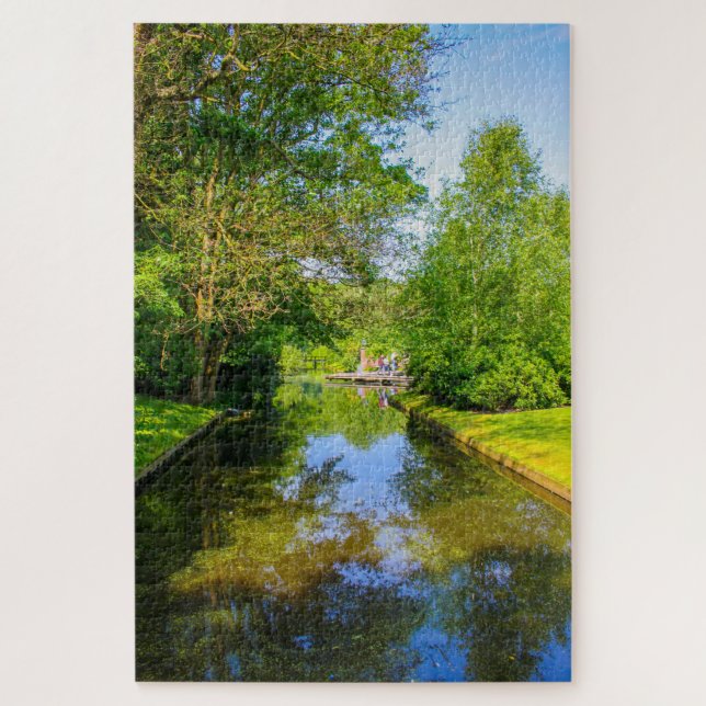Scene from Keukenhof park, Netherlands Jigsaw Puzzle (Vertical)