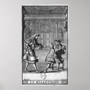 Scene from 'Le Misanthrope' Poster