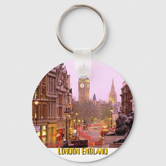 SCENE FROM LONDON ENGLAND (UK) KEY RING (Front)