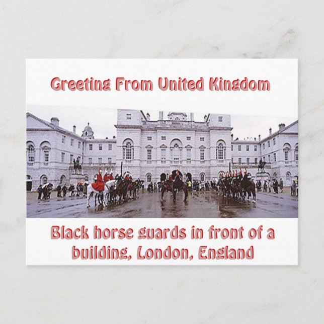 SCENE FROM LONDON ENGLAND (UK) POSTCARD (Front)