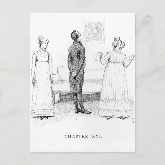 Scene from 'Pride and Prejudice' Postcard (Front)