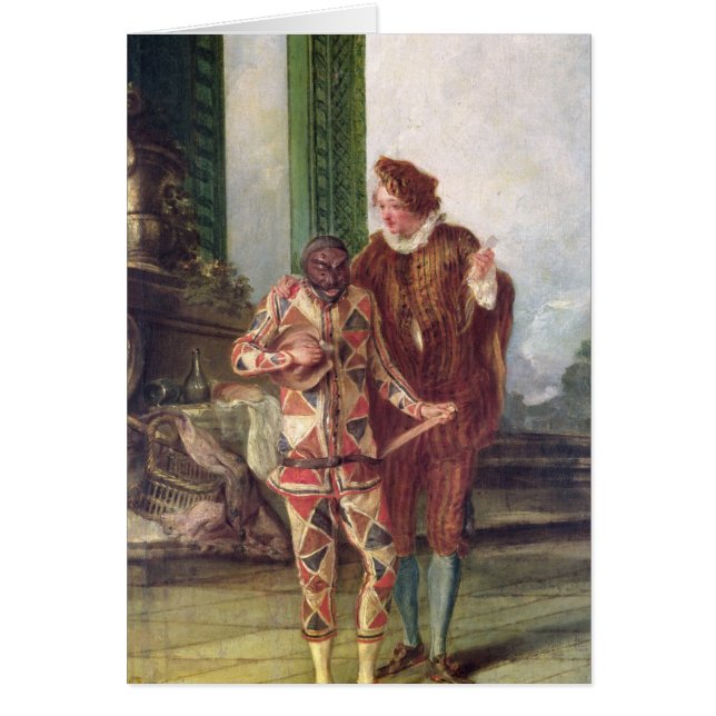 Scene from the Commedia dell'Arte (Front)