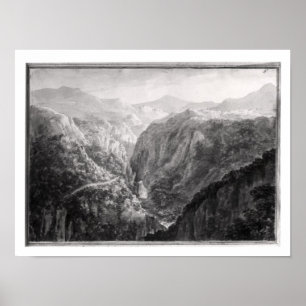 Scene from the Inn at Devil's Bridge with the Fall Poster