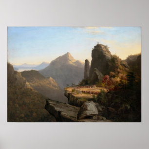 Scene from The Last of the Mohicans — Cole Poster