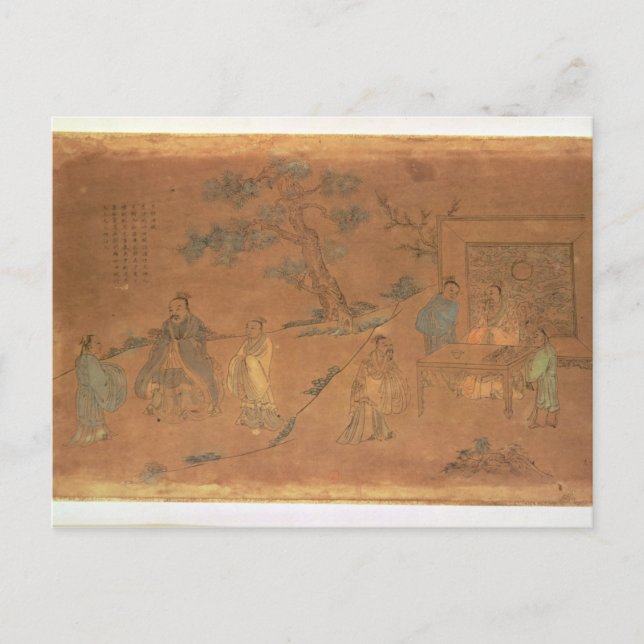 Scene from the life of Confucius Postcard (Front)