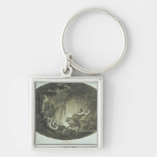 Scene from 'The Magic Flute' by Mozart Key Ring