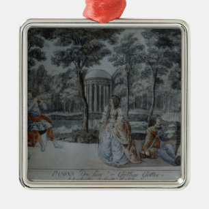 Scene from 'The Magic Flute' Metal Tree Decoration