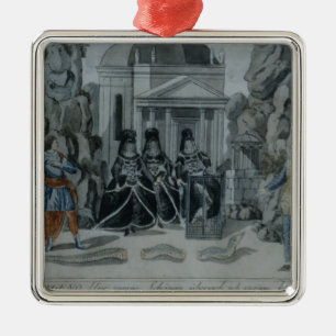 Scene from 'The Magic Flute' Metal Tree Decoration