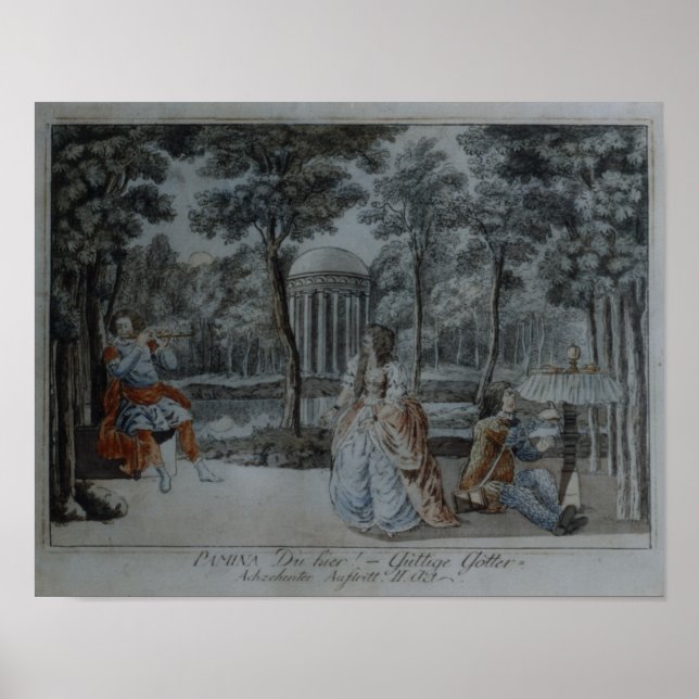 Scene from 'The Magic Flute' Poster (Front)