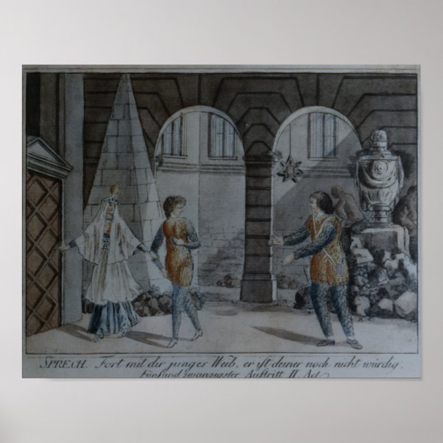 Scene from 'The Magic Flute' Poster (Front)