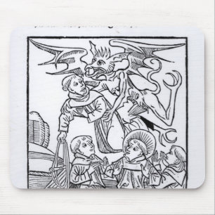 Scene from 'The Navigation of St. Brendan' Mouse Pad