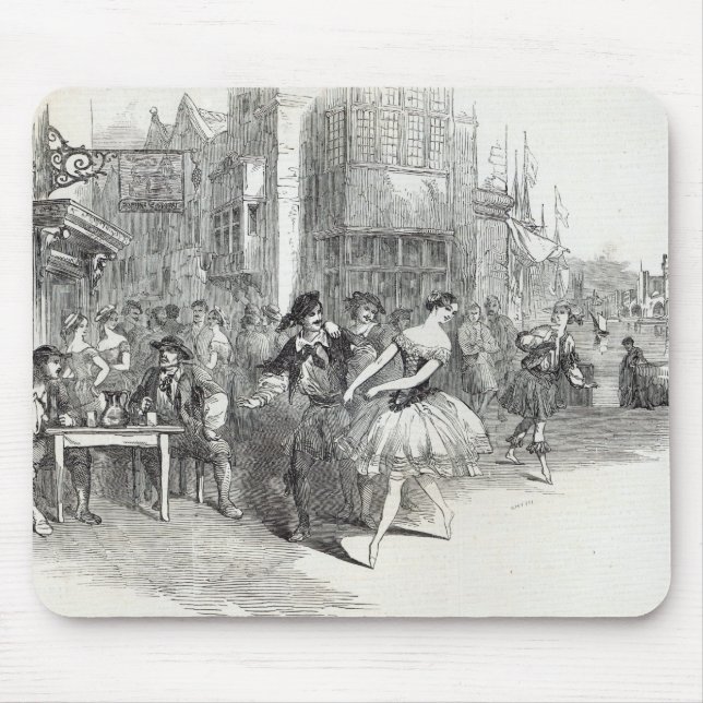 Scene from the new Ballet of 'The Wags of Mouse Pad (Front)