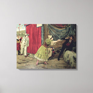 Scene from the opera 'Pagliacci' Canvas Print