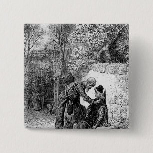 Scene from 'The Rime of the Ancient Mariner', 15 Cm Square Badge