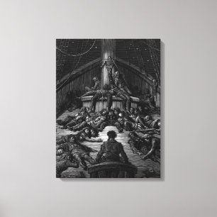 Scene from 'The Rime of the Ancient Mariner' 3 Canvas Print