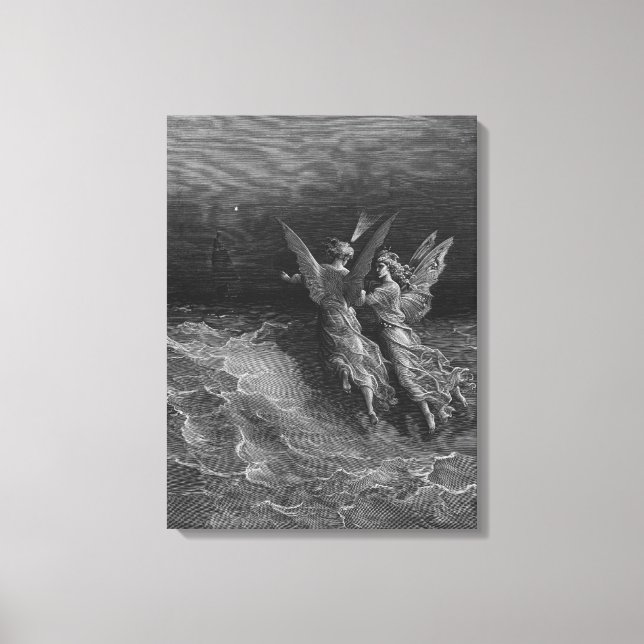 Scene from 'The Rime of the Ancient Mariner' 3 Canvas Print (Front)
