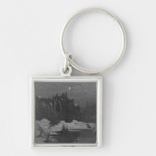 Scene from 'The Rime of the Ancient Mariner' 4 Key Ring