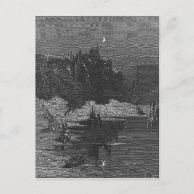 Scene from 'The Rime of the Ancient Mariner' 4 Postcard (Front)