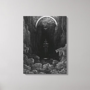 Scene from 'The Rime of the Ancient Mariner' Canvas Print