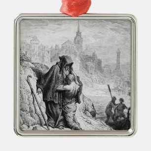 Scene from 'The Rime of the Ancient Mariner' Metal Tree Decoration