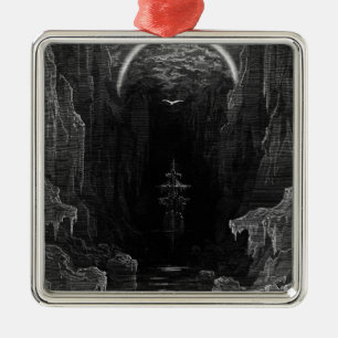 Scene from 'The Rime of the Ancient Mariner' Metal Tree Decoration