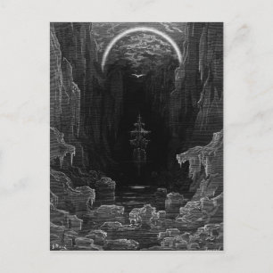 Scene from 'The Rime of the Ancient Mariner' Postcard