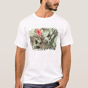 Scene from the Sino-Japanese War in Korea (wood bl T-Shirt