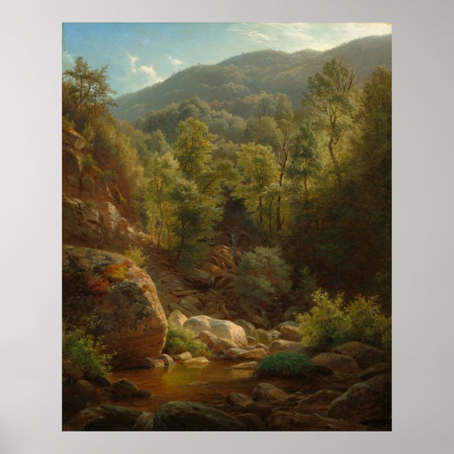 Scene in the Catskills, Paul Weber Fine Art Poster (Front)
