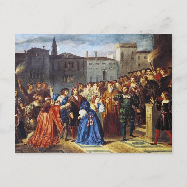 Scene of Confrontation Postcard (Front)