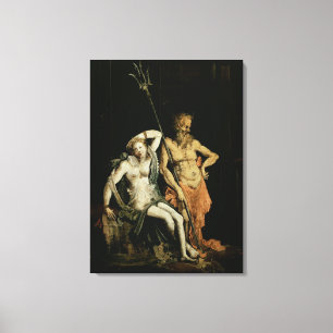 Scene of Hell: detail showing Hades and Persephone Canvas Print