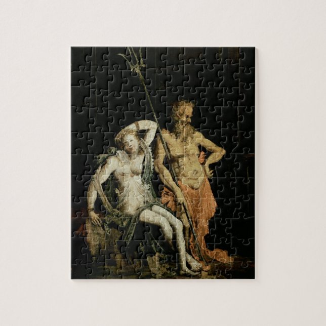 Scene of Hell: detail showing Hades and Persephone Jigsaw Puzzle (Vertical)