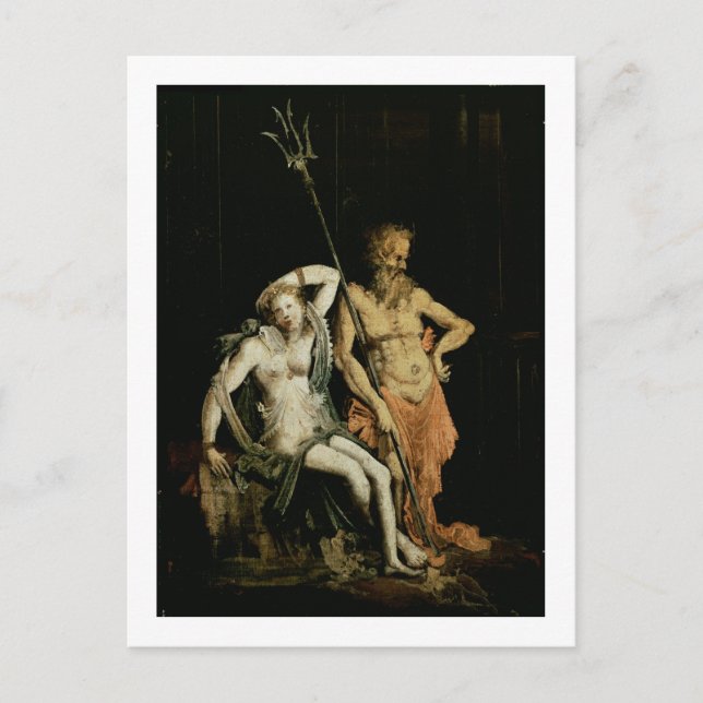 Scene of Hell: detail showing Hades and Persephone Postcard (Front)