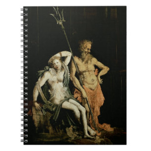 Scene of Hell: detail showing Hades and Persephone Spiral Notebook