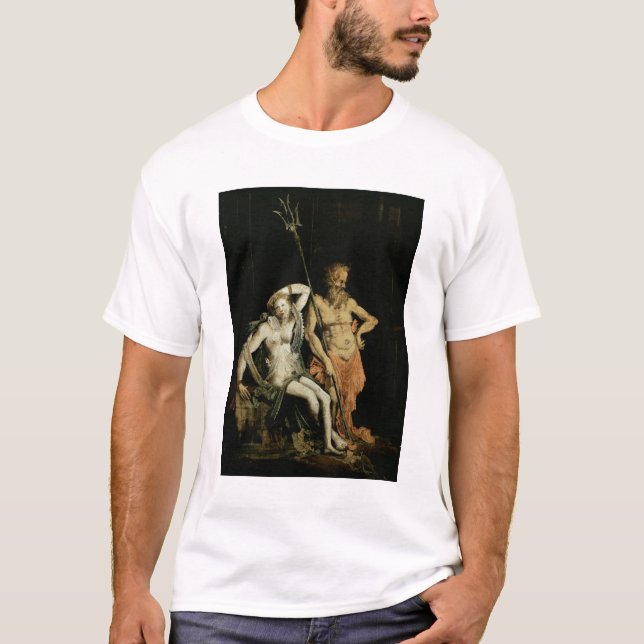 Scene of Hell: detail showing Hades and Persephone T-Shirt (Front)