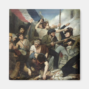 Scene of the 1830 Revolution Magnet