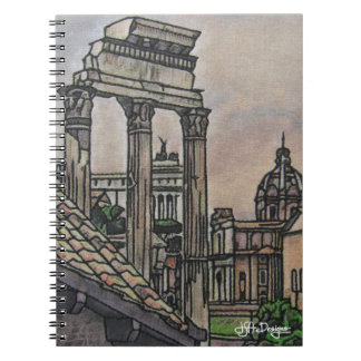 Scene of the Roman Forum Notebook
