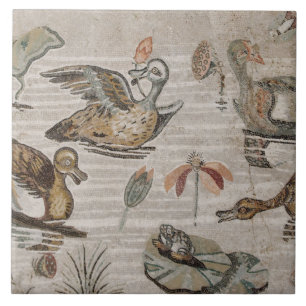 Scene of waterfowl on the Nile, House of Faun Tile