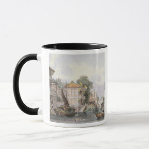 Scene on the Horan Canal near Canton, c.1850 (colo Mug