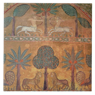 Scene with Centaurs, from the Room of King Ruggero Tile