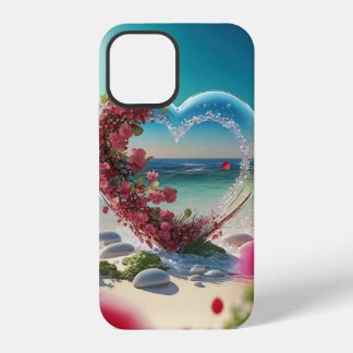 Scenery Design with Heart iPhone 12 Case