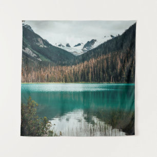 SCENERY OF BODY OF WATER NEAR A FOREST TAPESTRY