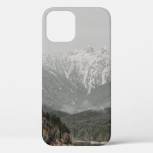 SCENERY OF TREES AND MOUNTAIN iPhone 12 CASE