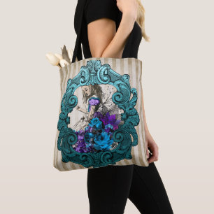 Scenes from "Alice in Wonderland" Tote Bag