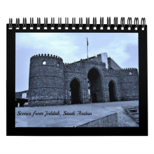 Scenes from Jeddah, Saudi Arabia Calendar