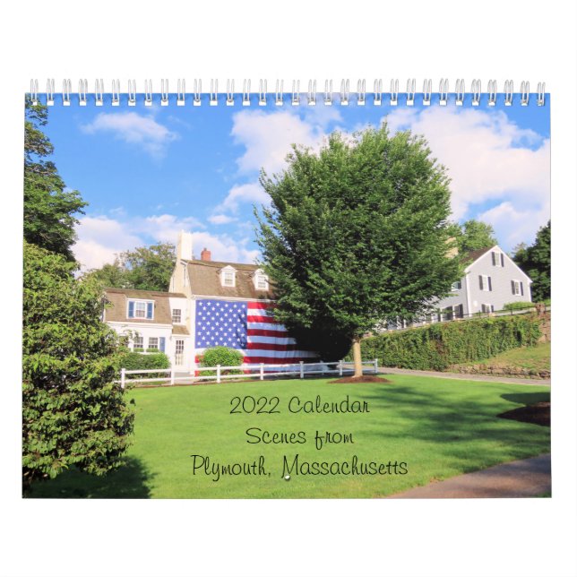 Scenes from Plymouth Massachusetts Calendar (Cover)